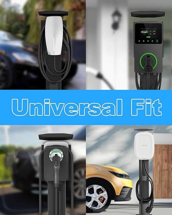 EV Charger Pedestal, Outdoor Electric Vehicle Charger Stand, Freestanding - Image 2