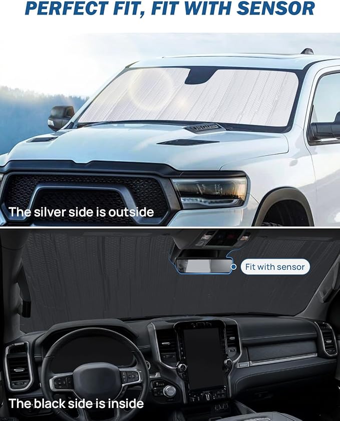 Windshield Sun Shade Compatible - Image 2