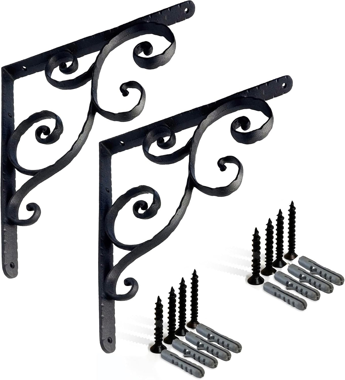 nach decorative shelf brackets, 2 pack of 10, main product view