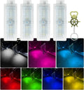 SANRILY 2Pcs Car Door Welcome Lights Fit for BMW F01 F03 F10 E60 E84 G30 M3 M5 X3 X4 5 6 7 Series Wireless Car Door Step Led Welcome Lights Shadow Lights (7 Color Lights)