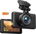 izeeker 2.5k dash cam front, 1440p qhd car, main product view
