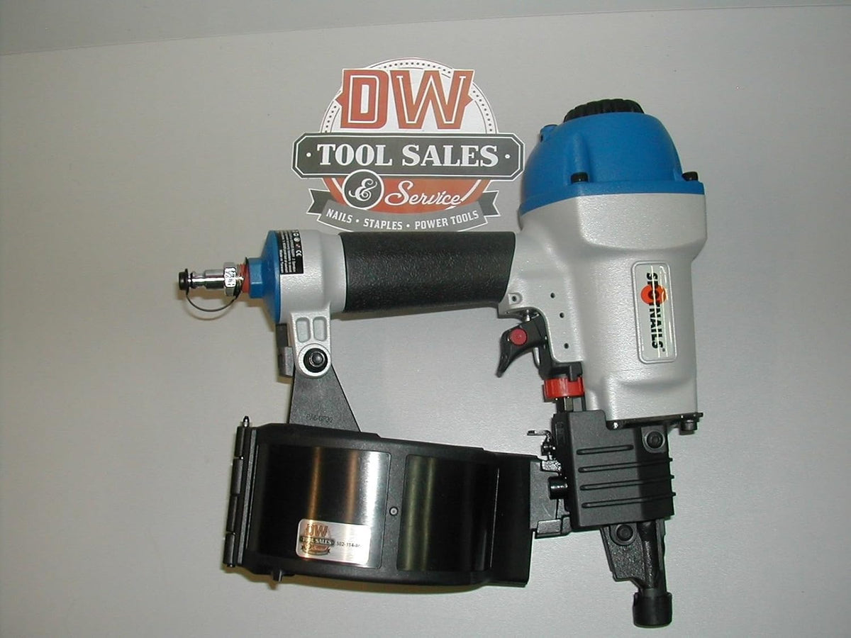 0 zero degree coil nailer for duo fast, close-up detail