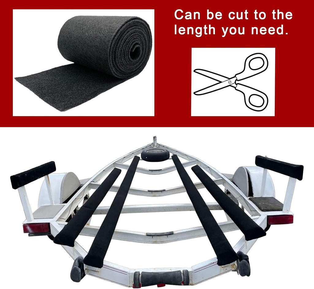 Boat Trailer Bunk Carpet, Marine Carpet, Bunk Padding Carpet, Trailer Bunk Padding for Boat, Jet Ski Ramps & Any Marine Trailer Accessories