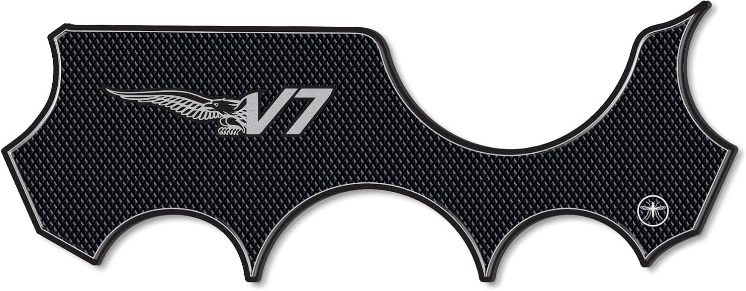 labelbike - 3D Sticker Motorcycle Steering Fork Plate Protection and Decoration in Resin Compatible with Moto Guzzi V7 Stone and Special