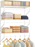 threehio expandable closet shelves wall mounted, 3 pack, main product view