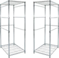 SafeRacks 2 Pack 5-Tier Steel Tote Rack by SafeRacks