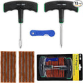 HolaKit Tire Plug Kit, Ergonomic Oversized & Rubber-Grip T-Handle Tools by HolaKit