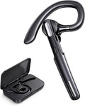 Bluetooth Headset, Wireless Bluetooth Earpiece V5.0 Hands-Free Earphones by ICOMTOFIT