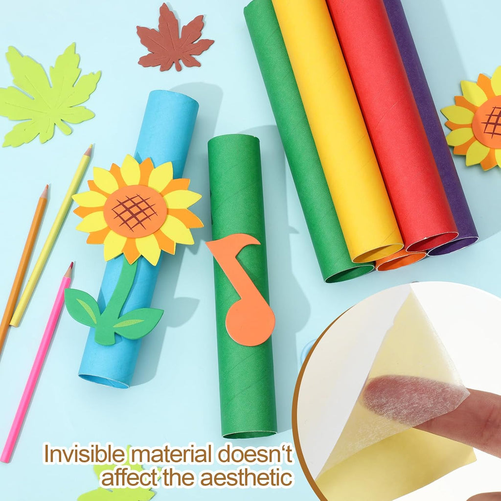 yeaqee 100 pcs a4 size double sided adhesive on a desk or shelf