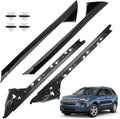 4 PCS Windshield A-Pillar Trim Molding Set Compatible with Ford Explorer 2011-2019,Driver &Passenger Side,Outer & Inner Trim Kit BB5Z-7803145-AA,BB5Z-7803145-BA,BB5Z-7803136-BA，BB5Z-7803144-AA