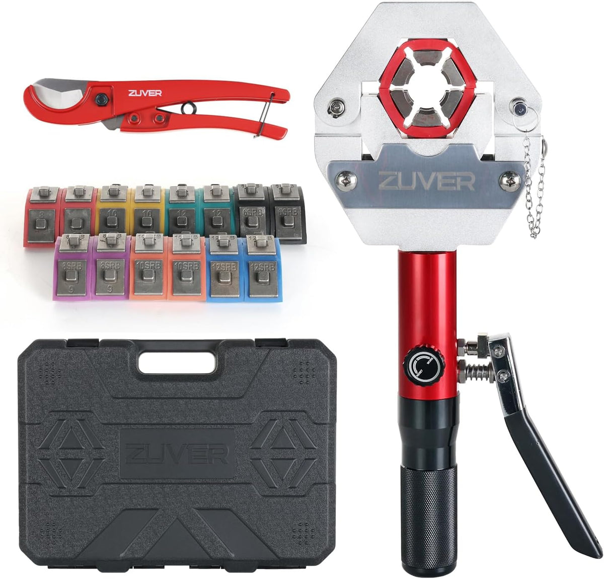 hydraulic ac hose crimper kit with pipe cutter, main product view