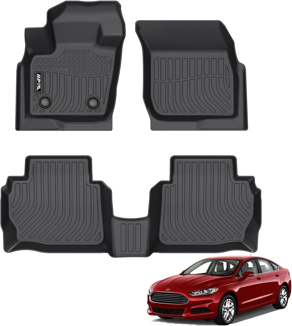 AIPOIL® Floor Mats for 2013-2016 Ford Fusion & Lincoln MKZ | Front & 2nd Row |
