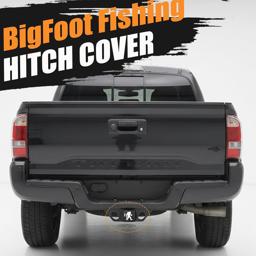 Bigfoot Fishing Hitch Cover for 2 Inch Receivers with 5/8-Inch Pin Diameter Anti-Theft Hitch Lock