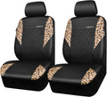 car pass leather leopard two front seat cover, main product view