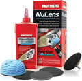 Mothers NuLens Headlight Renewal Kit (07251) | Quickly Restores & Maintains Clarity on All Headlight Types, PowerPlastic 4Lights Polish, Oxidation-Inhibiting Polymers