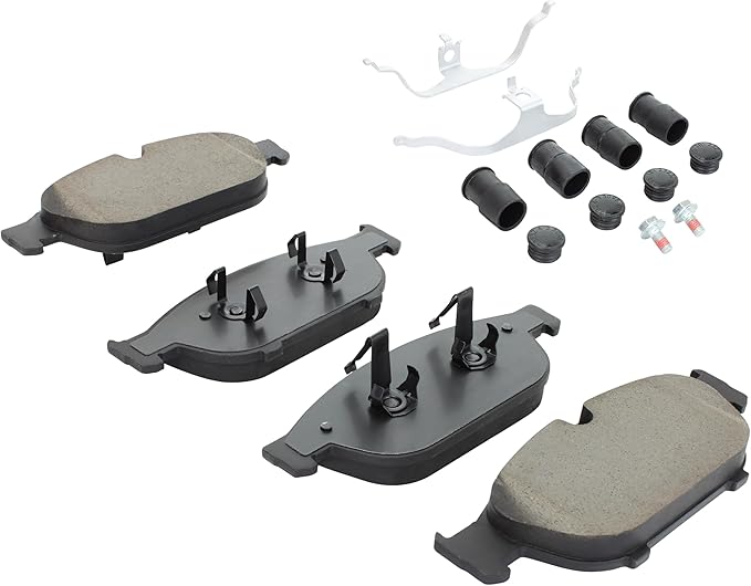 Premium Semi-Metallic Front Brake Pads Compatible - Image 2