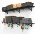 4-Pack 1.5x4ft Garage Shelving Wall Mounted, 1.5 x 4' Heavy Duty Garage Storage