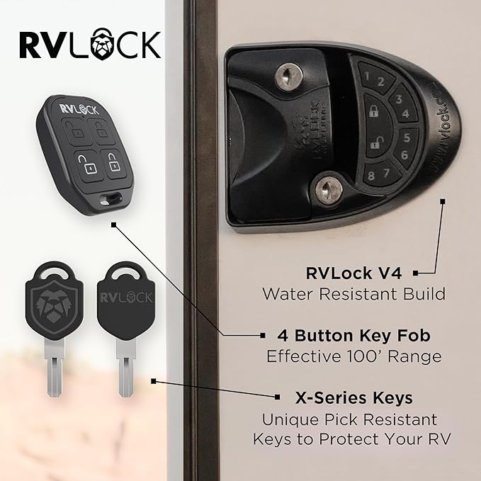 RVLOCK V4 RV Door Lock Keyless Entry - Image 3