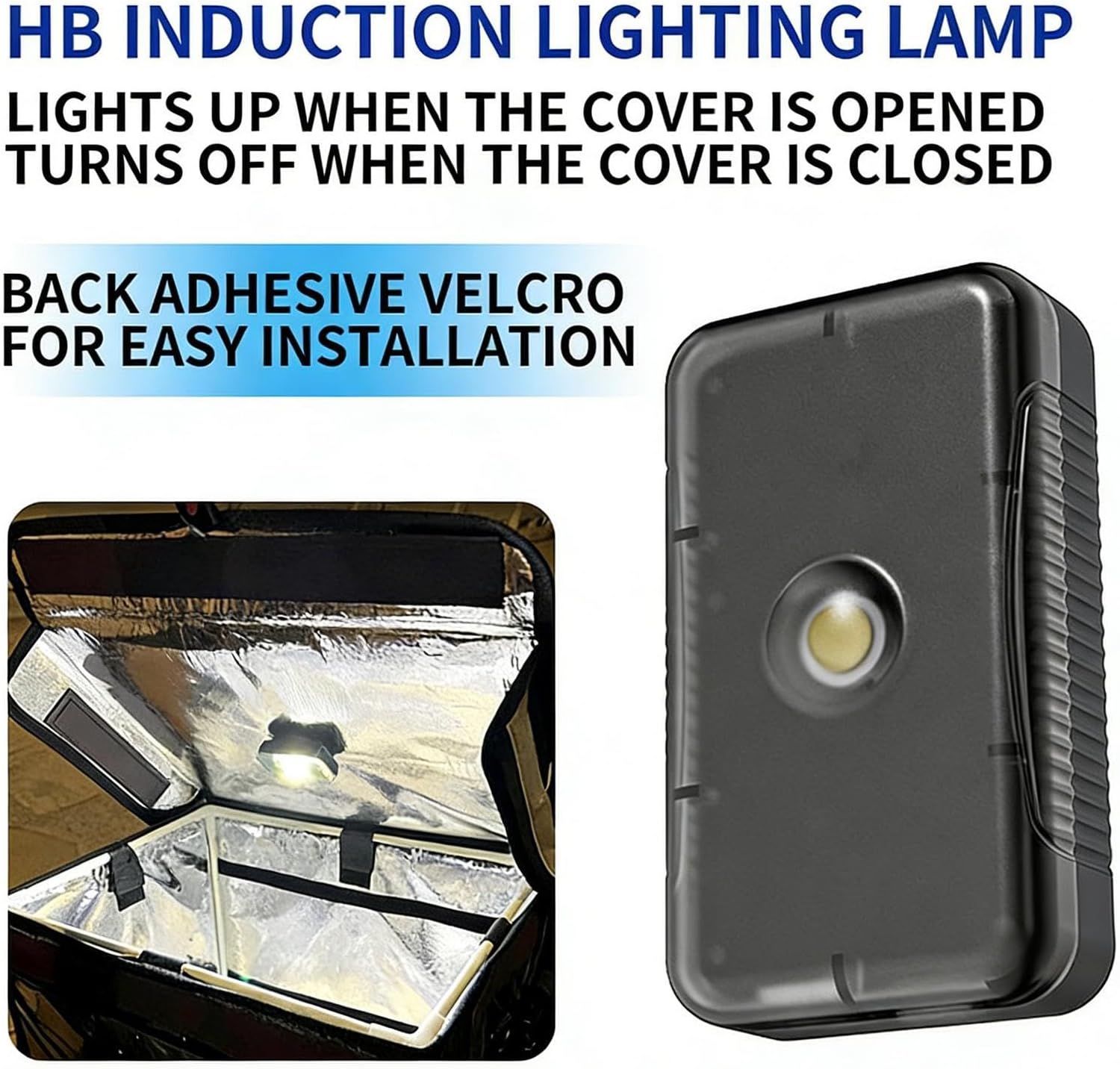 Car Trunk Light, Motorcycle Tail Lamp, LED Storage Light, Automatic Sensor Rechargeable Interior Lighting System, Motion Activated Multi Vehicle Utility Lamp, for Trunk Scooter Truck RV SUV Vehicle