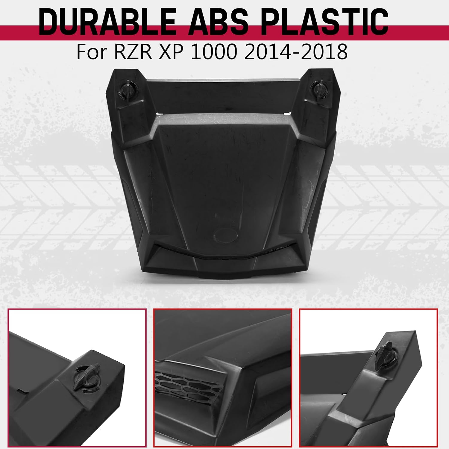 HAKA TOUGHT Hood Scoops for Polaris RZR XP 1000 Accessories 2014-2018, Relacement for OEM# 2881467, Hood with Scoop for 2013-2020 Polaris RZR 900 Accessories