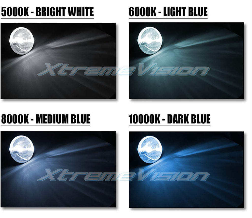XtremeVision 9005 10K 35W AC Xenon Bulb Bundle - Slim AC Ballast - HB3, 9011 - Dark Blue - 1 Pair