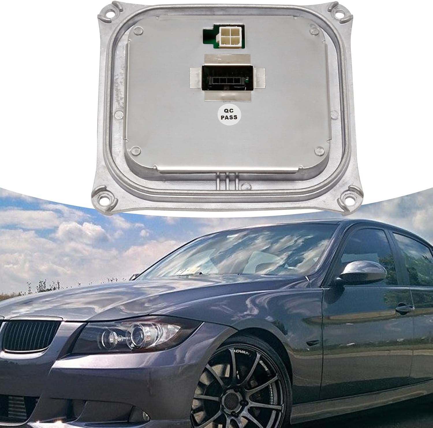 63117182520 Xenon HID Headlight Ballast Control Unit Replacement for BMW 328i 328xi 335i M3 M6 X3 X5 2007-2013, Replaces 1307329153, 8J0907391