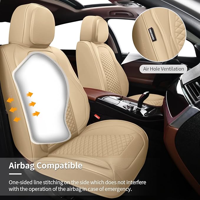 Car Seat Covers Full Set Leather Seat Covers Automotive Seat Covers Universal - Image 5