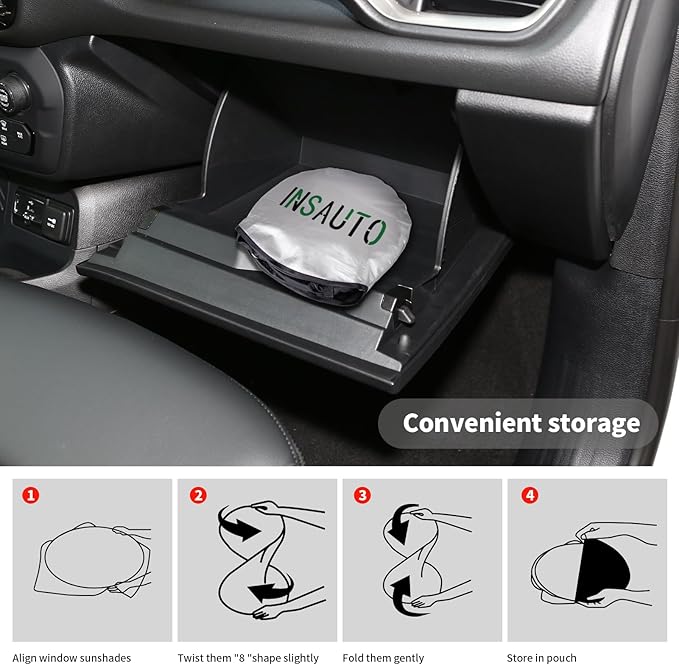 INSAUTO for Jeep Patriot Windshield Sun Shade for Jeep Renegade SUV 2015-2024 - Image 8