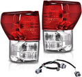 G-PLUS Tail Lights Assembly Compatible with Toyota Tundra 2007-2013,Rear Brake Tail Lamps w/Wiring Harness,Driver Left & Passenger Right Luces Traseras, Faros Traseros, Luces Traseras