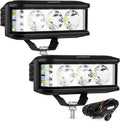 auxbeam 5in 68w offroad light, side shooter pod, main product view