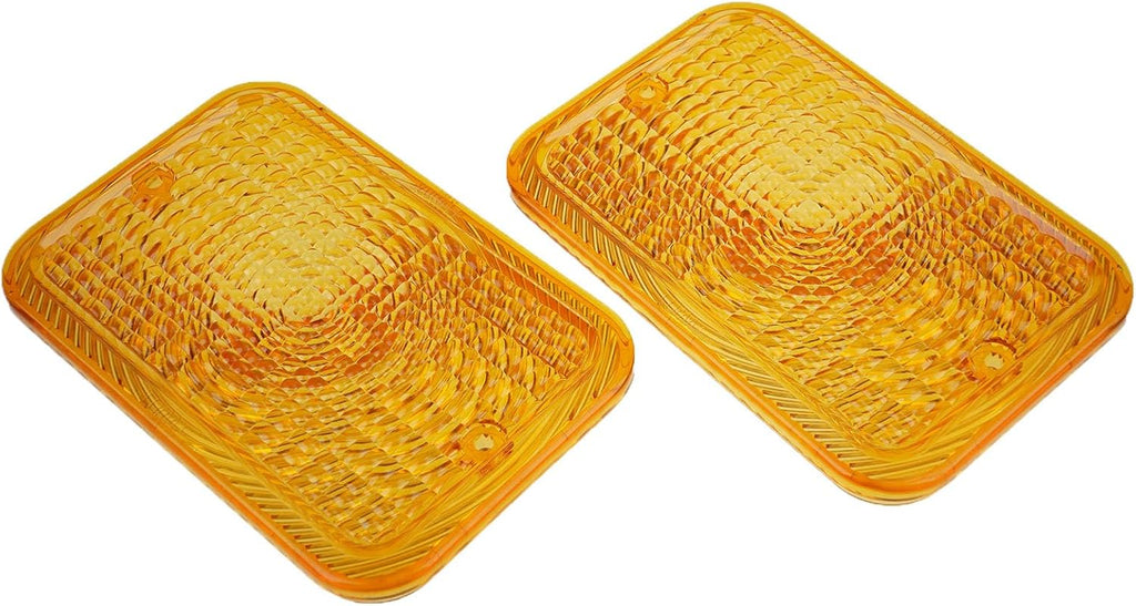 2PCS Amber Lens LVU18745 for John Deere Tractor 1023E 1025R 1026R | 2027R 2032R 3120 3203 3320 4105 4520 4600 5415 5425