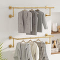 industrial pipe clothing racks 2 pack, 36.2in wall, main product view