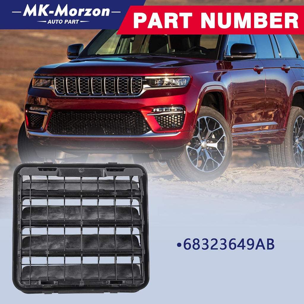 Body Side Aperture Exhauster Cab Vents Compatible with Jeep Dodge Ram 1500 2500 3500 Cab Rear Air Pressure Cabin Vents Replaces# 68323649AB (2Pcs)