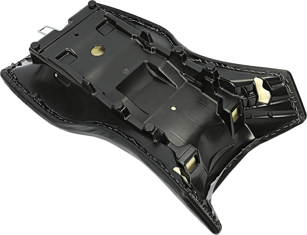 ALMULOO Seat Compatible With 2005-2014 Polaris Sportsman 400/450/500/600/700/800 Hawkeye 400 Black Leather Seat Cover Replace For 2683433-070, 2684882-070