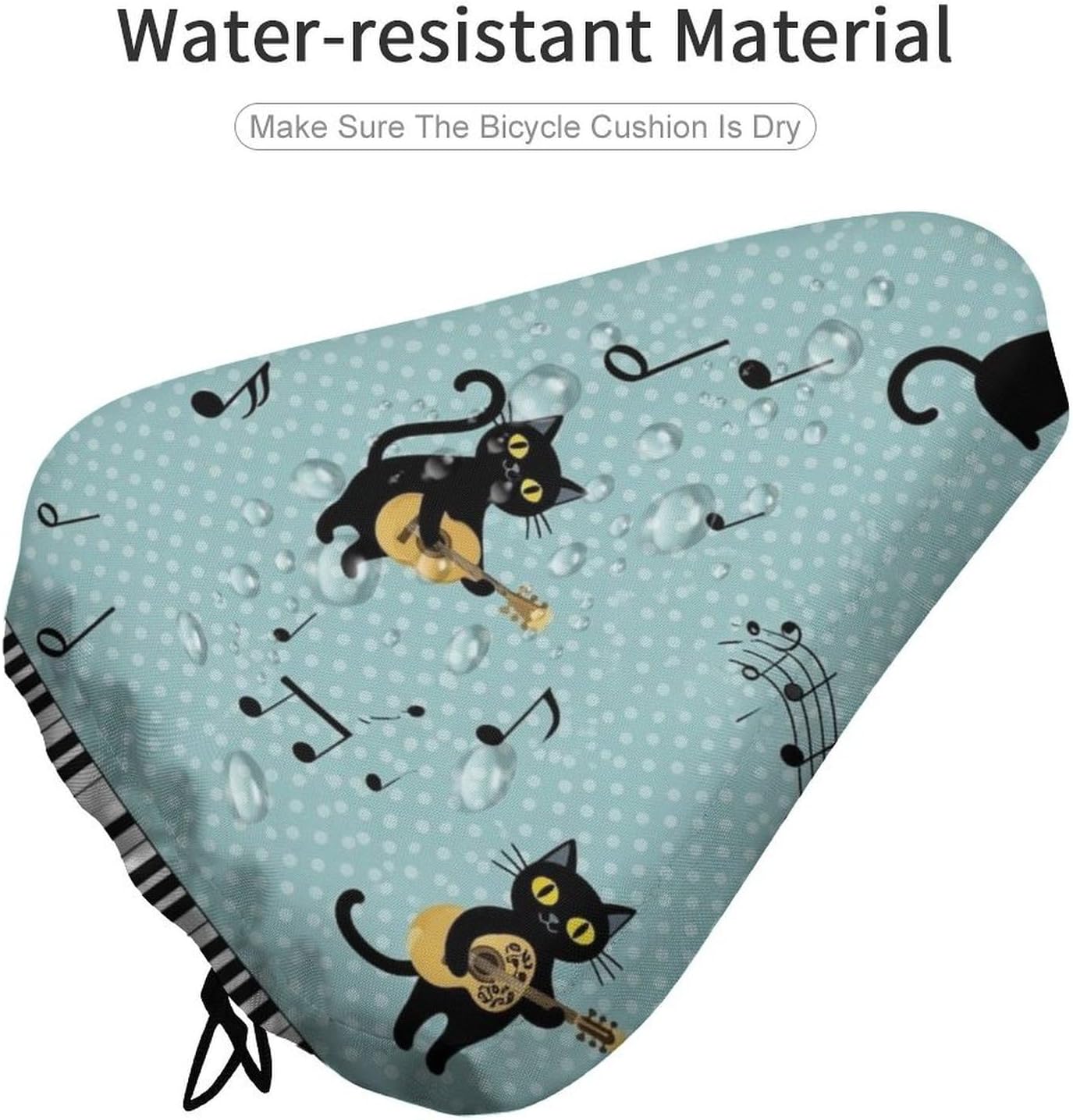 Extra Soft Bike Saddle Cover for City Mountain, Water Resistant Protection Outdoor Cycling Unisex