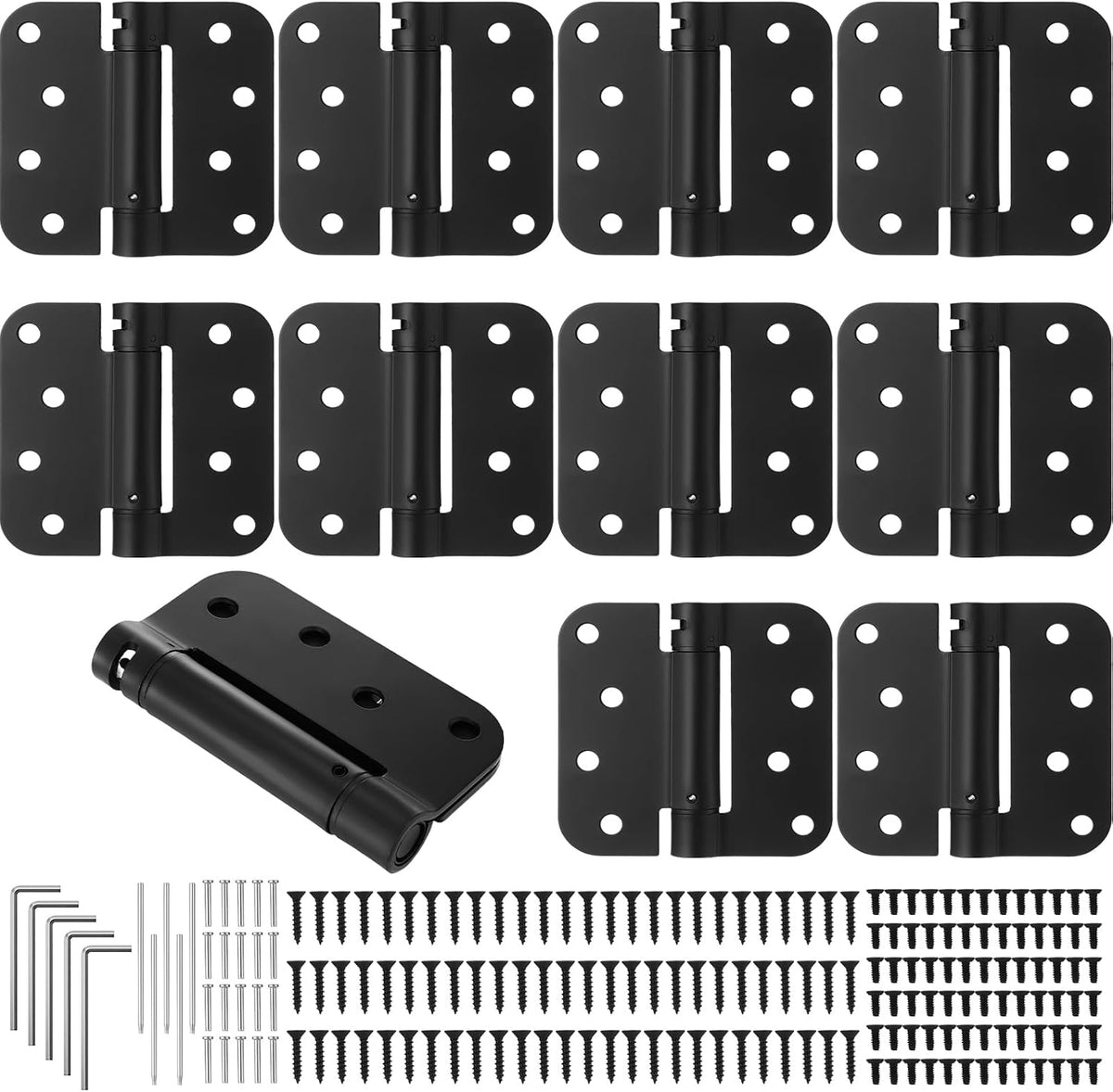 yaocom 10 pcs self closing door hinge 4'', main product view