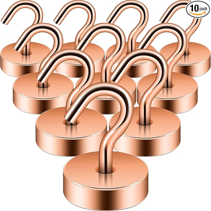 Neosmuk Magnetic Hooks, Cruise Ship Essentials, 40lb+ Heavy Duty Magnetic Hooks by Neosmuk