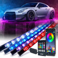 Xprite 4Pcs Underglow LED Lights