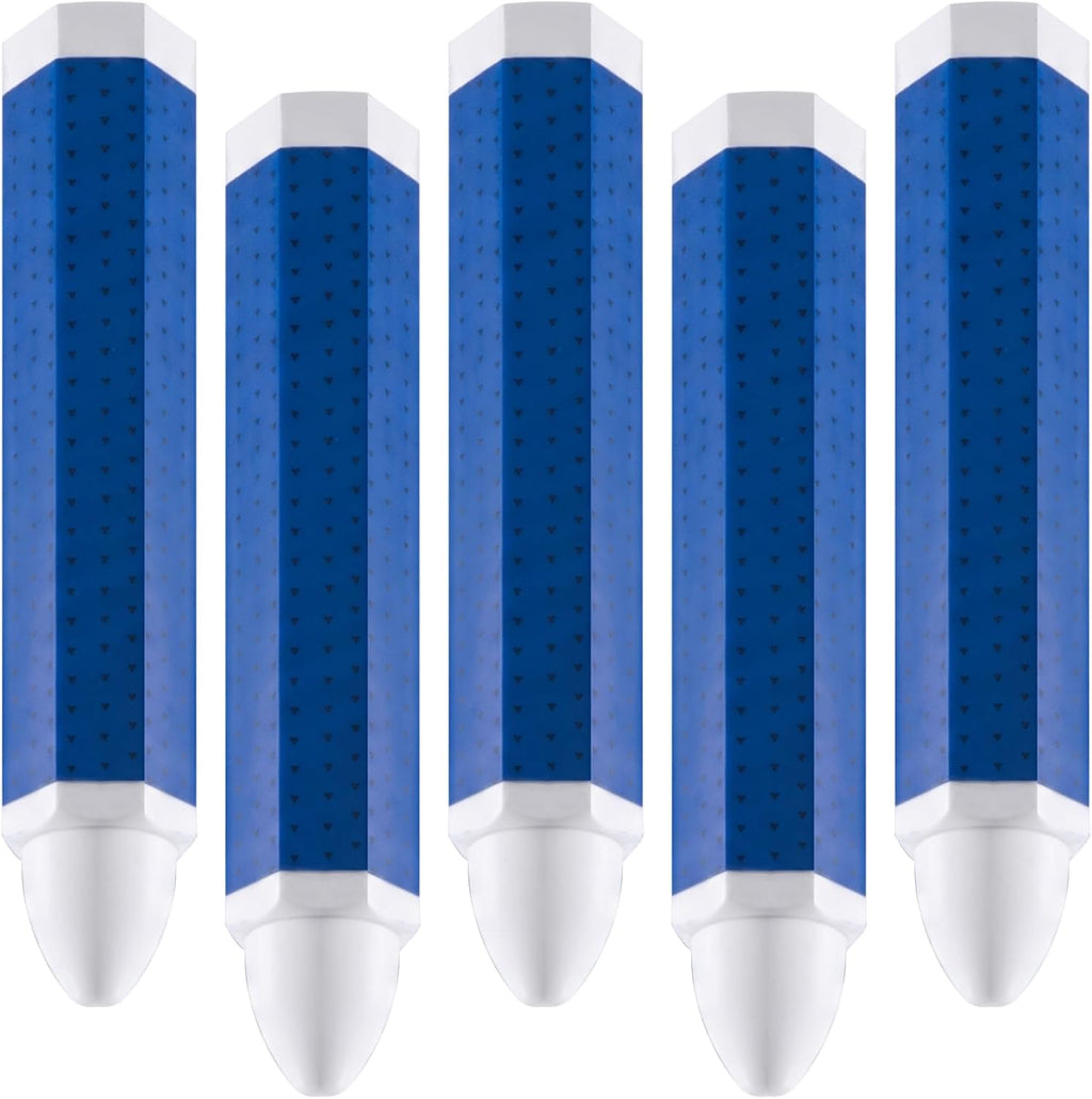 5 Pcs White Tire Marker Crayons, Wax Marking Crayons, Industrial Marking Sticks for Lumber Crayon, Mechanics, Wet/Dry Tires, Many Other Materials