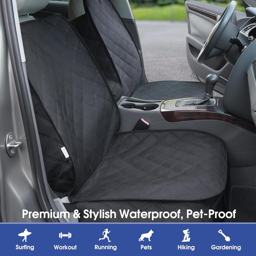 allansing front seat cover for dogs with side shown in use
