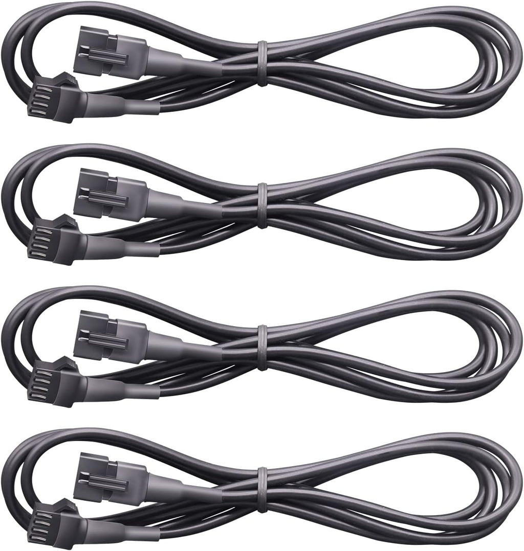 LED Rock Light Extension Wire 4 PCS,47 Inch 4 Pin LED Extension Cable,Neon Accent Kits RGB LED Light Extension Cable for Trucks ATV UTV