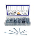 Cotter Pin Assortment Kit, SpzcdZa 555pcs Steel Cotter Pins Clip Key Fastner Fitting Assortment Kit for Automotive Mechanics Small Engine Repair Mechanics, Car Garage, Power Equipment, Cars, Trucks