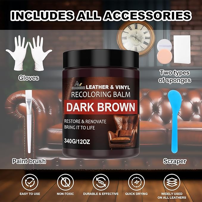 Leather Scratch Repair Balm-Leather Color Restorer - Image 7