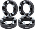 4pc Forged 6x5 to 6x5.5 Wheel Adapters 1.5 Inch 12x1.5 Studs 78.1mm Bore | Compatible with Chevy 6 Lug 6x127 Truck to 6x139.7 Rims for 2003-2006 SSR, 2002-2009 Trailblazer, 2002-2009 Envoy