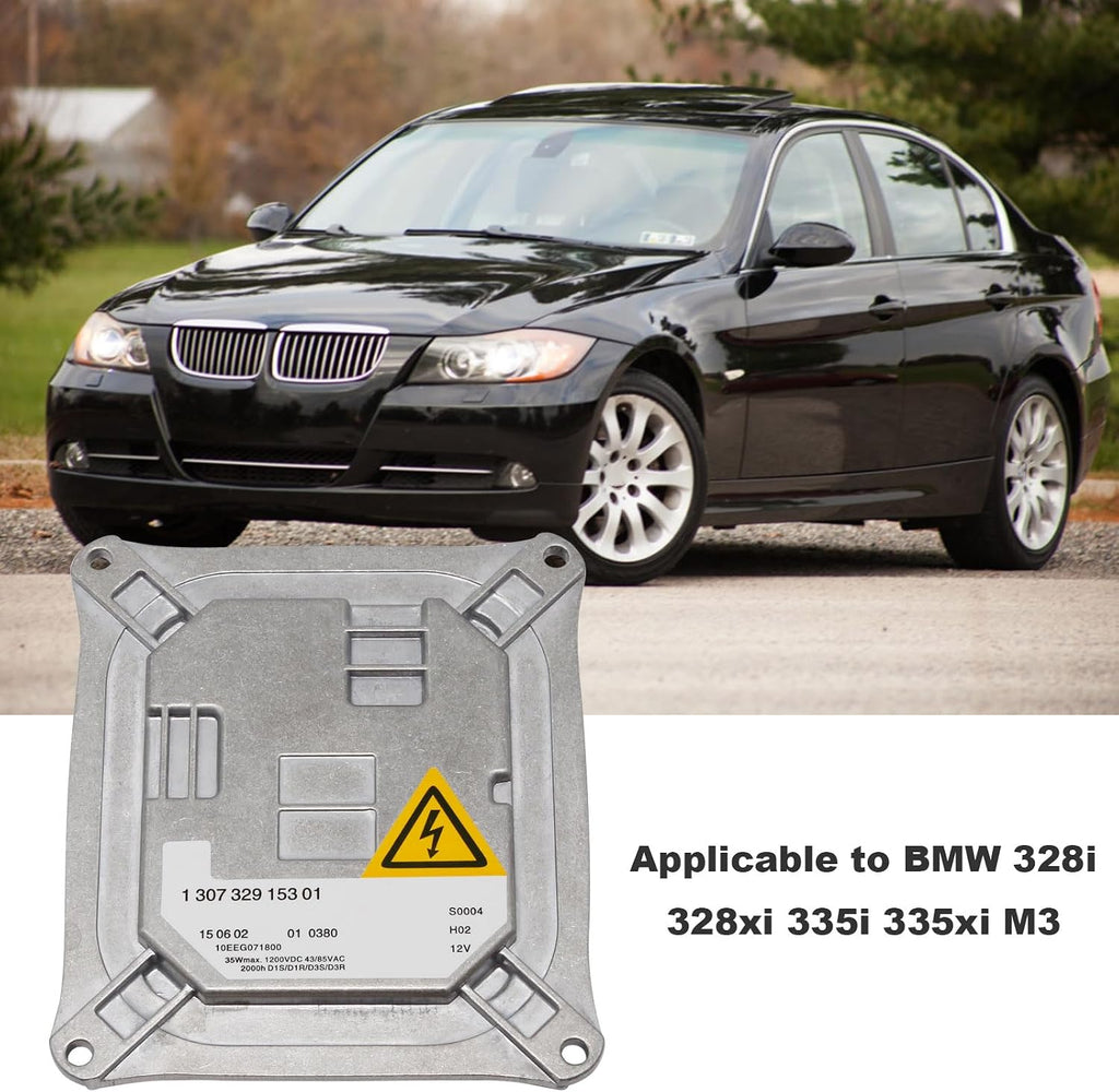 63117182520 Xenon HID Headlight Ballast Control Unit Replacement for BMW 328i 328xi 335i M3 M6 X3 X5 2007-2013, Replaces 1307329153, 8J0907391