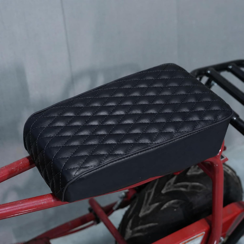 JMCHstore Seat Cover for Coleman ct100u 98cc ct100 100cc Motor ct100 3.0HP Mini Bike Trail Powersports Parts (Black Stitich)