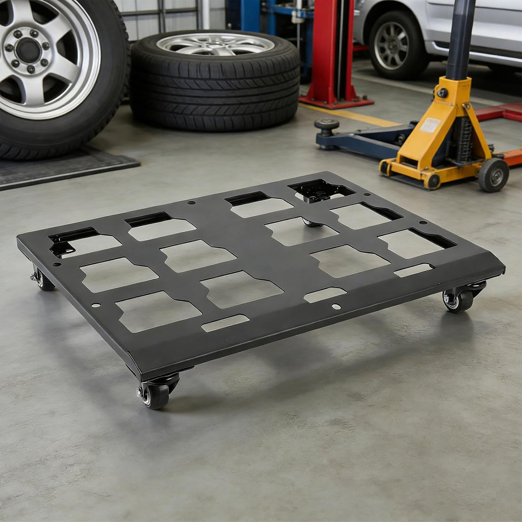 Heavy Duty Tool Box Dolly with Swivel Casters 200LBS Capacity | Heavy Duty Tool Box Dolly with 360° rotation, locking wheels, impact-resistant build for furniture transport