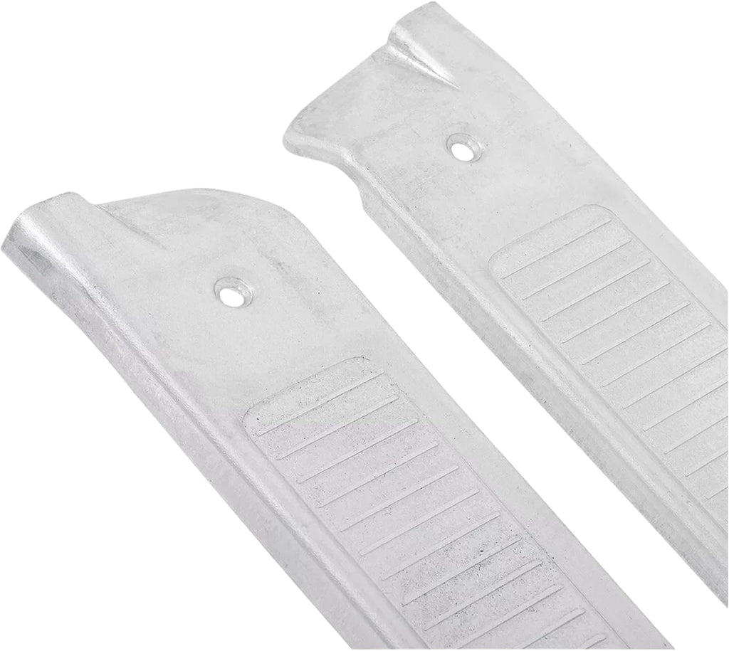 Pair Door Sill Scuff Plates Trim with Screws Compatible with 1967-1972 Ford Pickup Truck (F-100, F-250 & F-350)