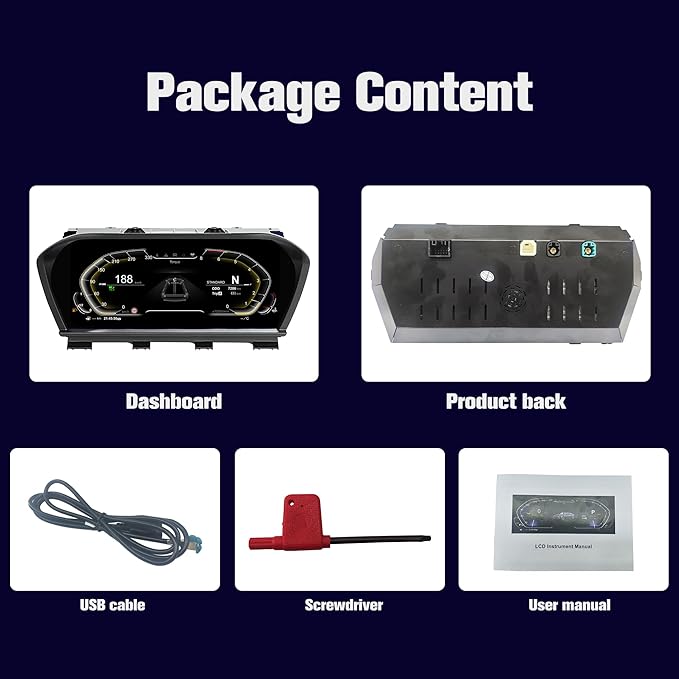 Speedometer Instrument for BMW BMW F20 F52 2013-2024, Linux System Original Car - Image 7