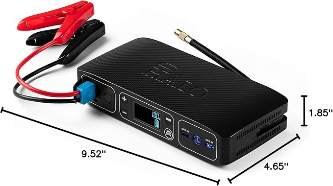 HALO Bolt Air 58830 Portable Car Battery Jump Starter | 100 PSI Air Compressor - Image 9